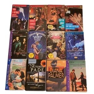 Lot of 12 Silhouette romance paperback books